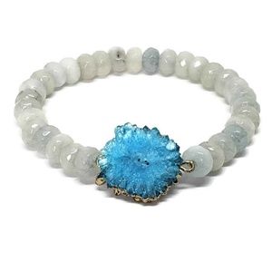 Quartz bracelet,Women Bracelet, Gemstones bracelet